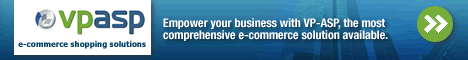 VP-ASP Shopping Cart - build your online shopping cart as easy as 1,2 and 3!